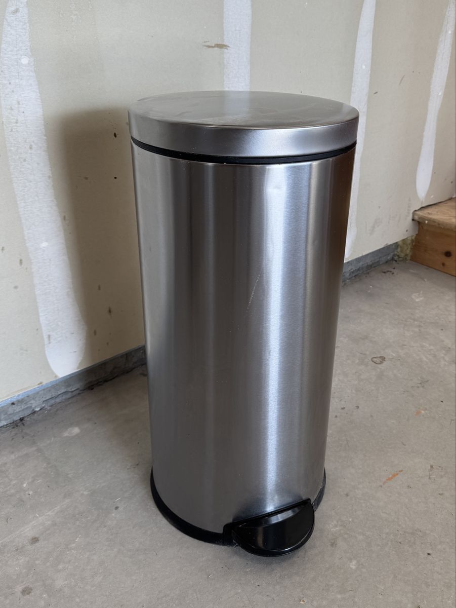 Stainless steel kitchen garbage can