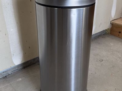 Stainless steel kitchen garbage can