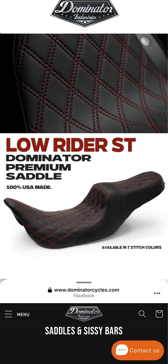 Dominator Industries Seat For Tall Riders