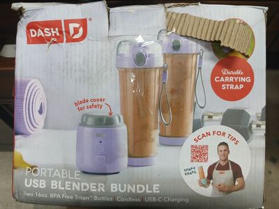 DASH Portable USB Blender Bundle , Cordless USB-C Charging