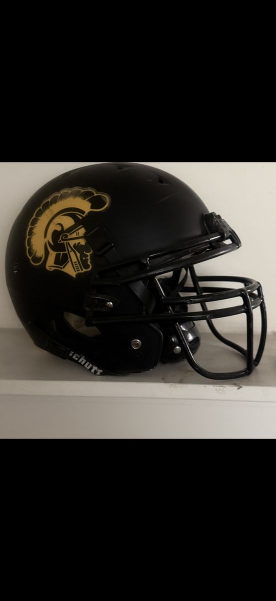 Schutt Football Helmet Black Gold Trojan Pac-12