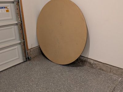 Large Round Table will seat 8-10 adults