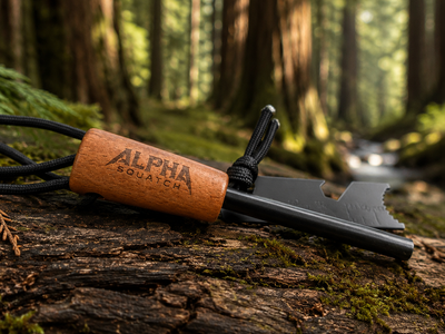 Alpha Squatch Ferro Rod Fire Starter