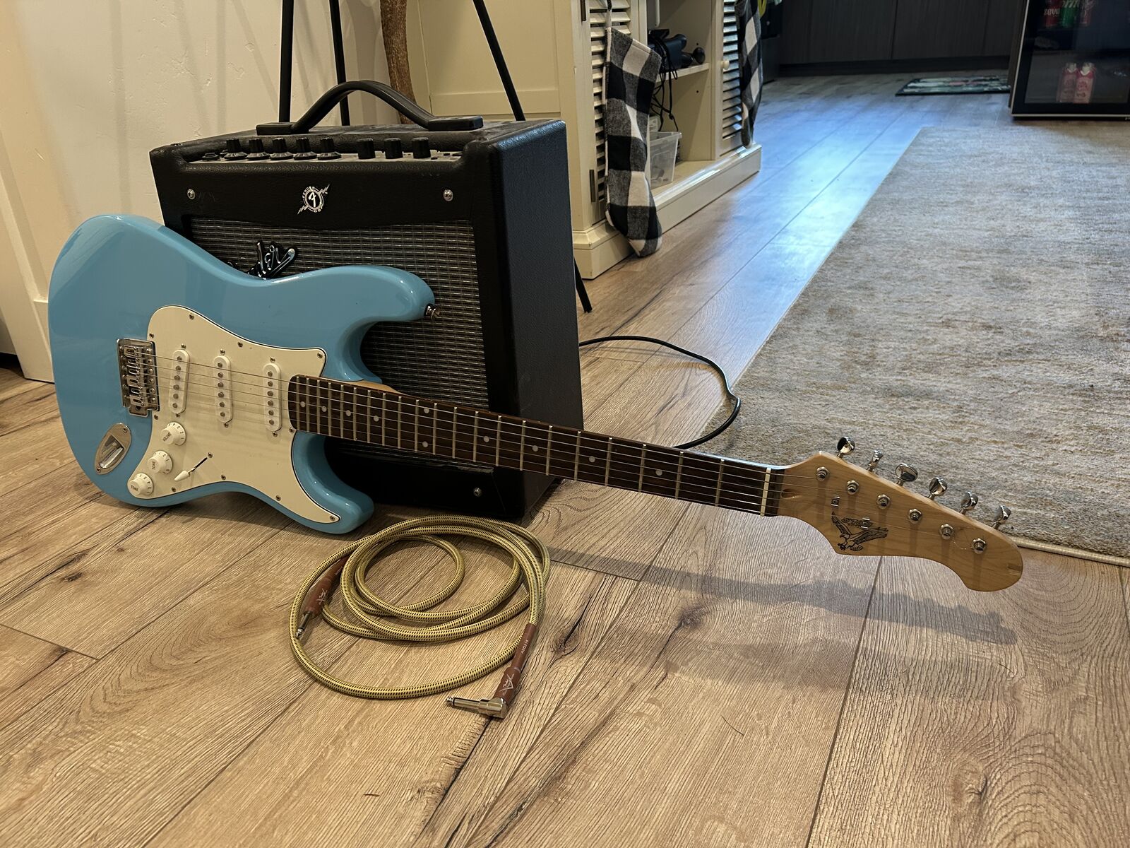 Fender Electric Guitar and Amp