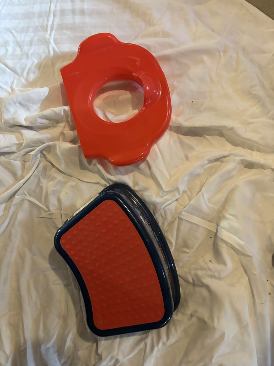 Toilet trainer and step stool