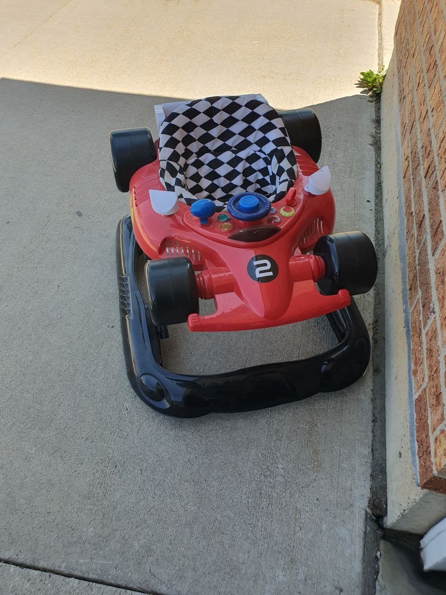 Race car baby walker