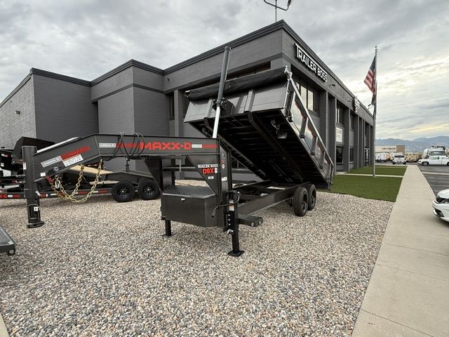 2027 MAXX-D D9X 8X16 Gooseneck Dump w/ Fold Down Sides