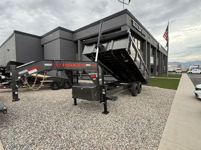 2027 MAXX-D D9X 8X16 Gooseneck Dump w/ Fold Down Sides