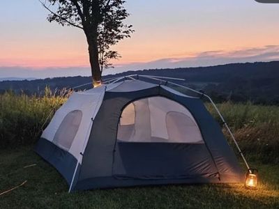 FAMILY FUN! Vintage L.L. Bean 6 Person Woodland Tent w/Rain Fly and Ground Tarp