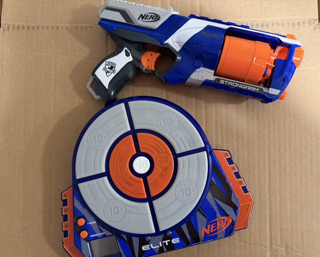 Nerf Gun And Target