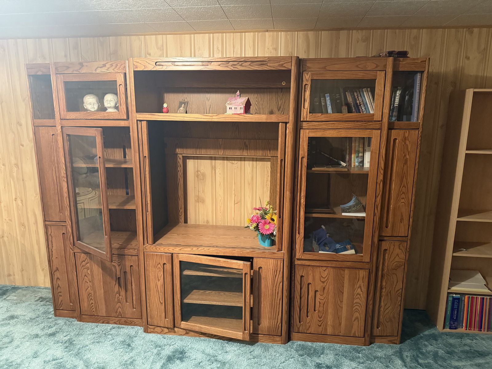 Entertainment Center - 3 Piece Solid Wood