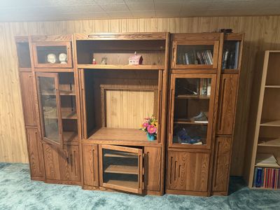 Entertainment Center - 3 Piece Solid Wood