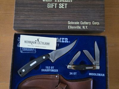 Vintage Shrade Old Timer gift set