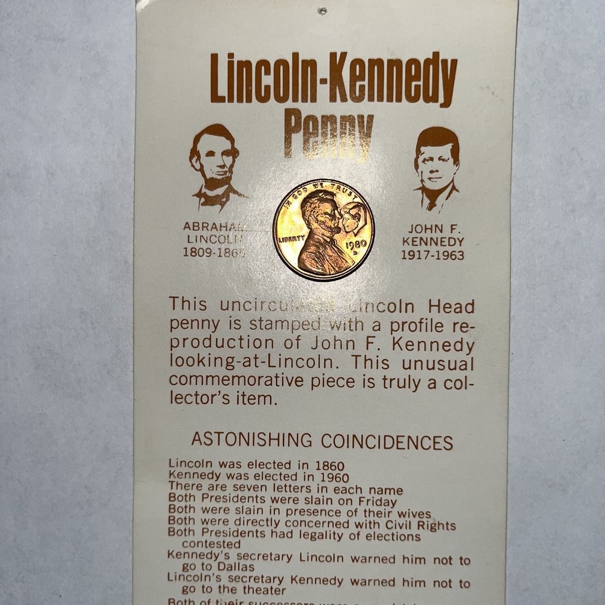 Lincoln Kennedy Penny