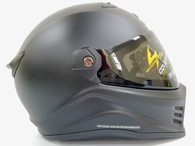 Scorpion Covert Fx Full Face Helmet (Matte Black, Large) (75-2269L-L-R2-S2)