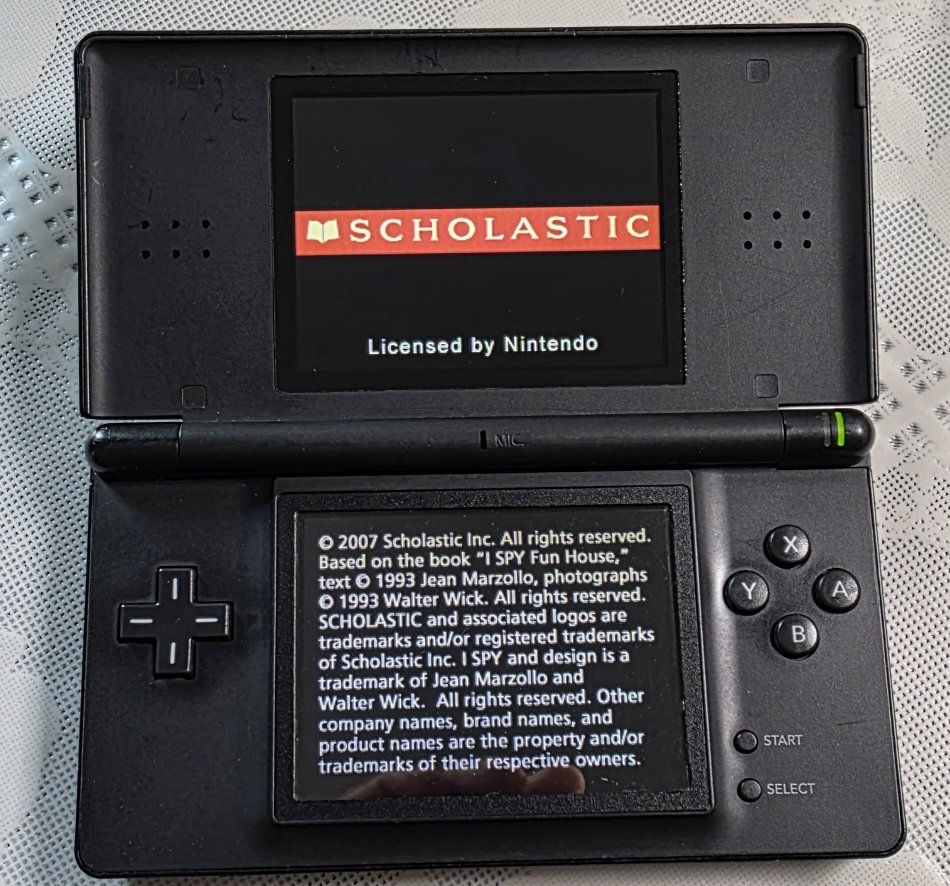 Nintendo DS Lite Handheld Gaming Console USG-001 - Black