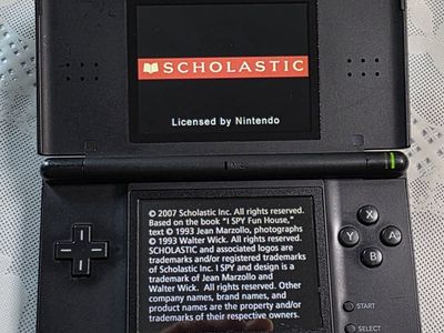 Nintendo DS Lite Handheld Gaming Console USG-001 - Black