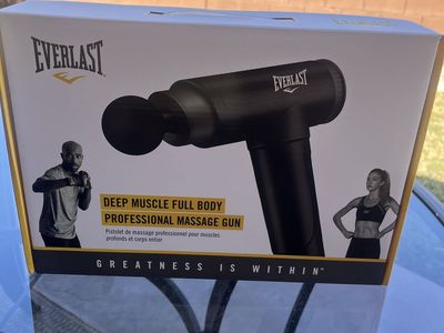 Everlast Deep Muscle Full Body Professional Massage Gun - EV-R01-BK