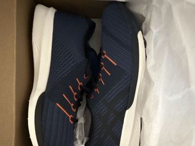 ASICS fuzeX Knit Men’s Low Top Lace-Up Running Sneakers Blue/Black T829N-4990
