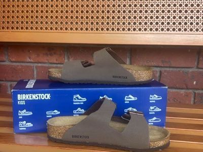 Birkenstock Kids Arizona Sandals Mocca Brown Size EU 33 / US 2.0