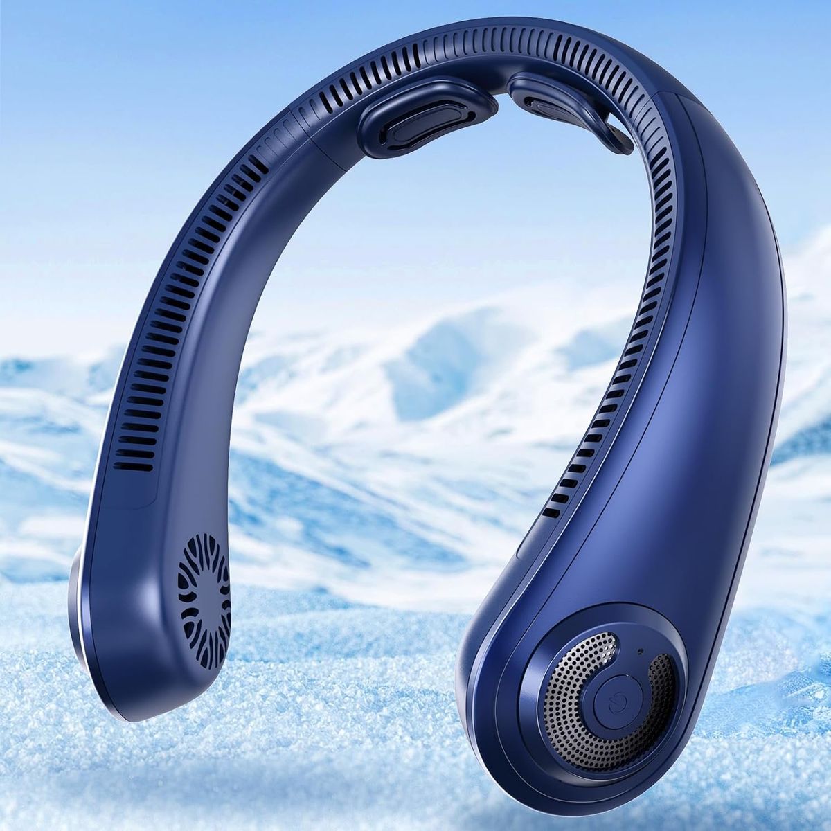 NEW Portable Neck Fan with Neck Support, 5 Speeds, Lightweight, Rechargeable that Blow Cold Air