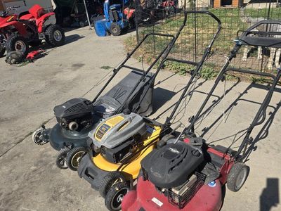 3 lawn mowers (need repair)