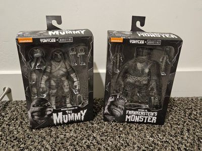 NECA TMNT Universal Monsters Ninja Turtles Set