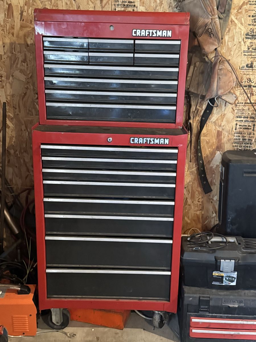 Tool chest and air compressor