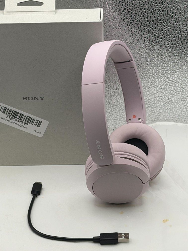 Sony WH-CH520/P Wireless Bluetooth Headphones - Pink On-Ear Headphones with Microphone. Good