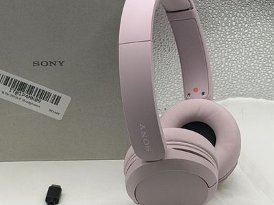 Sony WH-CH520/P Wireless Bluetooth Headphones - Pink On-Ear Headphones with Microphone. Good