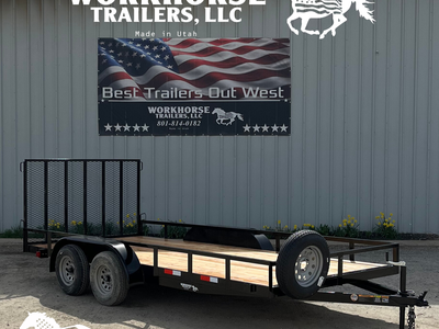 *NEW Workhorse Economy Special 7x16’ Trailer*SPARE TIRE INCLUDED