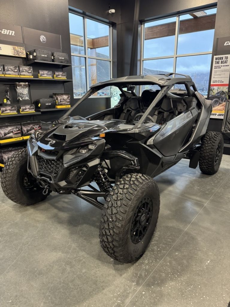 2026 Can-Am® Maverick R X RS with Smart-Shox Triple Black