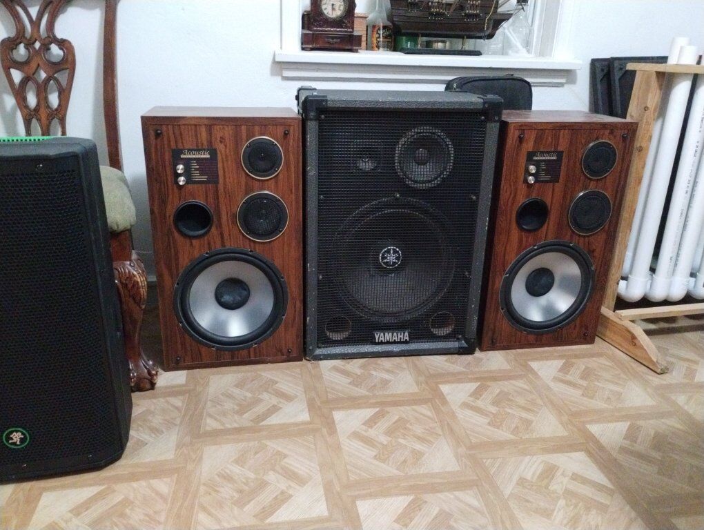 Big Speakers, Yamaha PA, stereo, theater, event