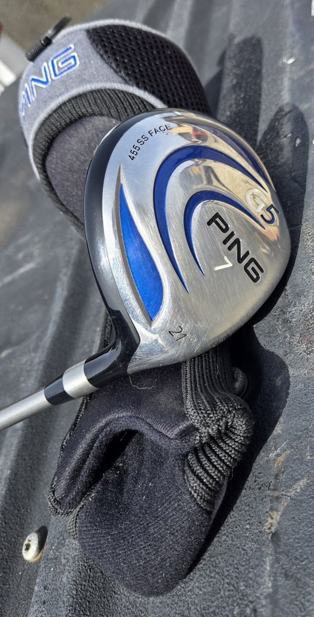 Ping G5 7 Wood stiff shaft w/ headcover