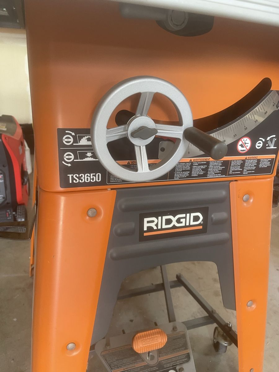 Rigid 10” Table Saw