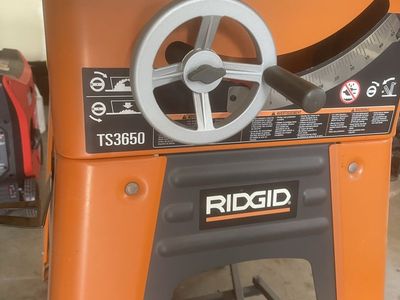Rigid 10” Table Saw