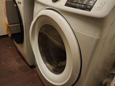 Washer and electric dryer