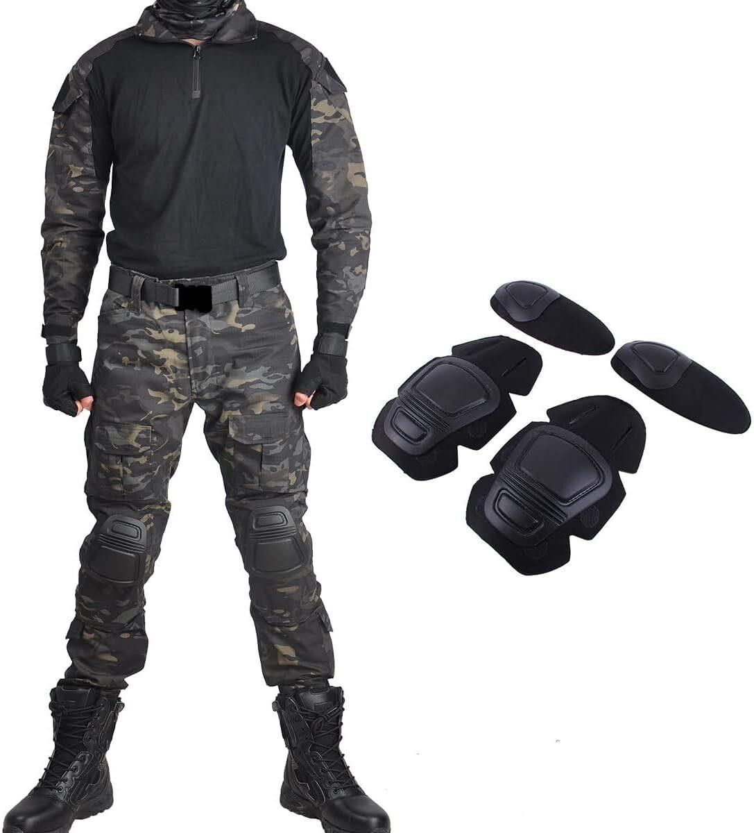 Men's Paintball Military Combat Suit Set