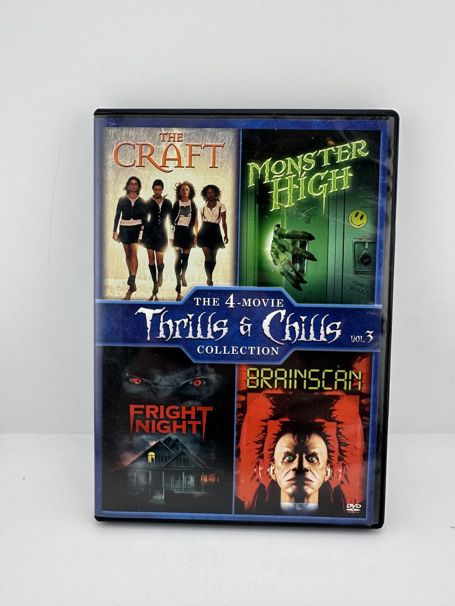 The Craft Fright Night Brainscan Monster High 4-Movie DVD Collection Vol. 3