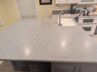 Kitchen counter top with cabinet