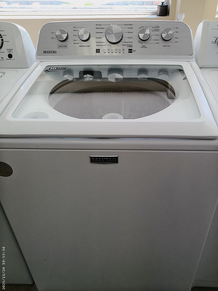 Maytag HE Top Load Washer~90 Day Guarantee~With Agitator