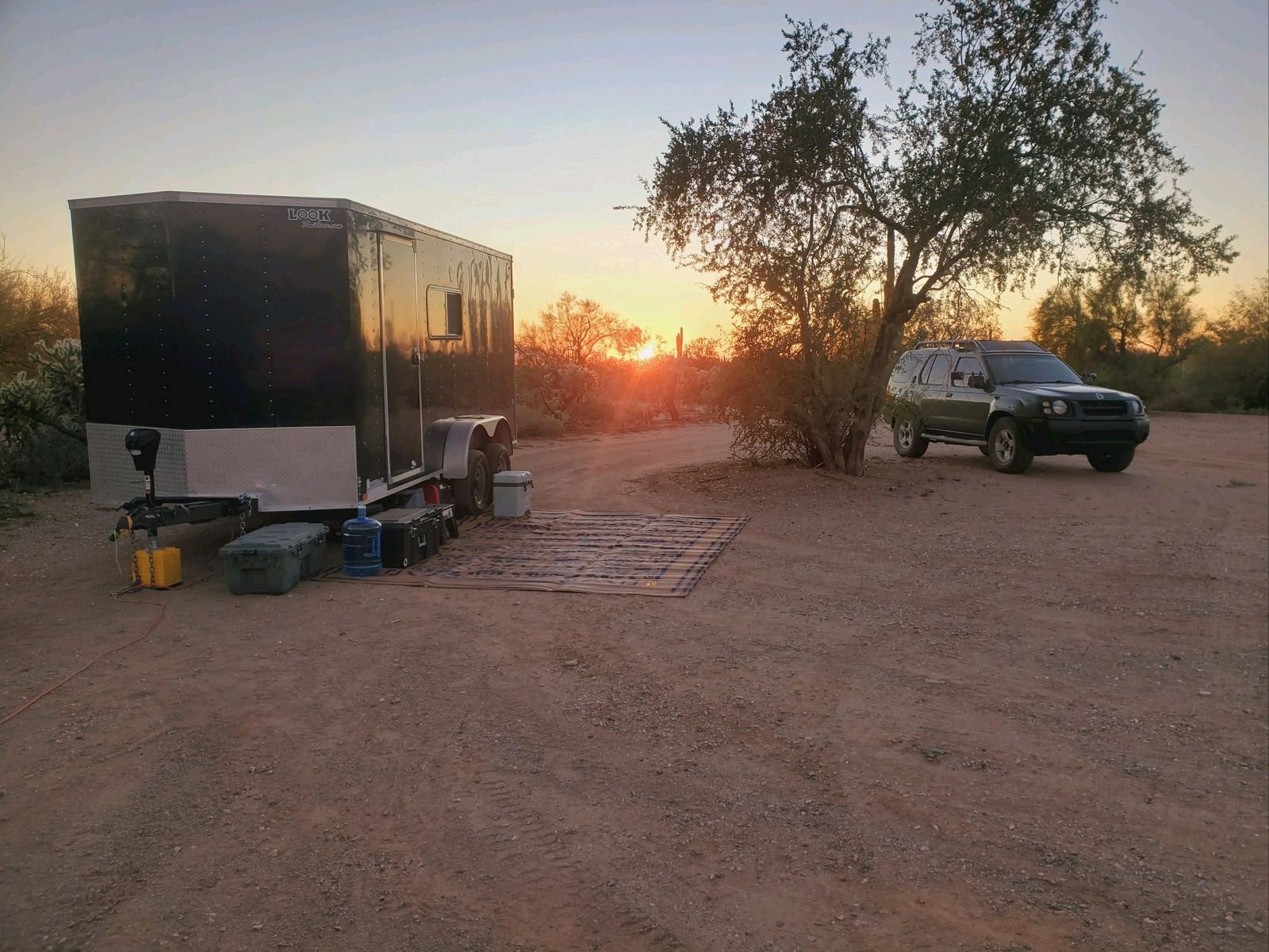16' Cargo Trailer Conversion Camper / Flipped Axles