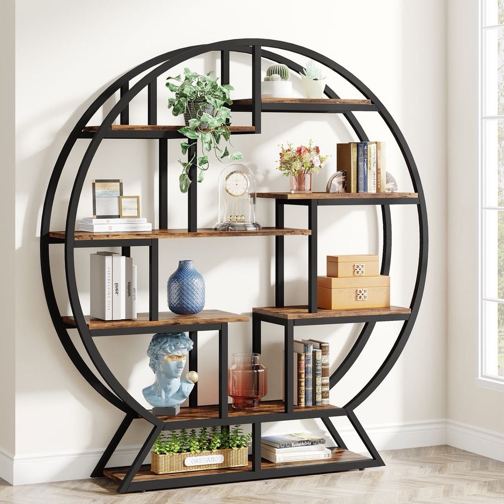 Round Bookshelf, 63 Inch