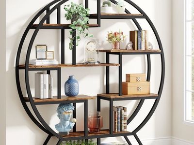Round Bookshelf, 63 Inch