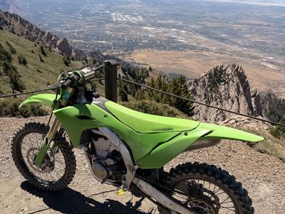 Kawasaki KX250F Dirt Bike - Green - Used