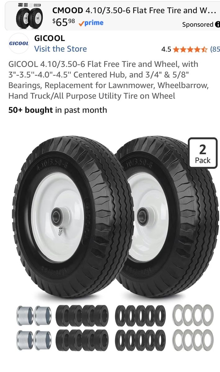Wheel and flat free tire