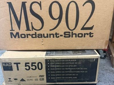Mordaunt-Short speakers, NAD DVD/video/CD player and Amplifier