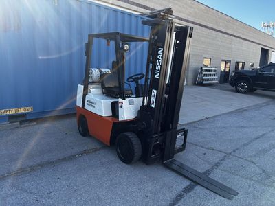 5000 pound Nissan forklift