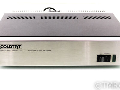 Acoustat Trans Nova 120 Stereo Power Amplifier (Amp)