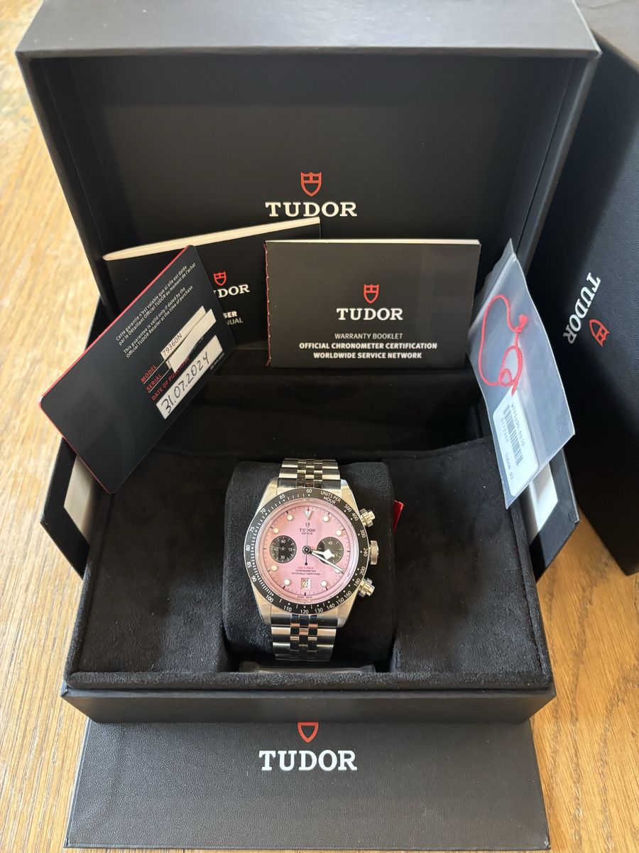 Tudor 79360N Black Bat Chrono “Pink” Dated 07-2024